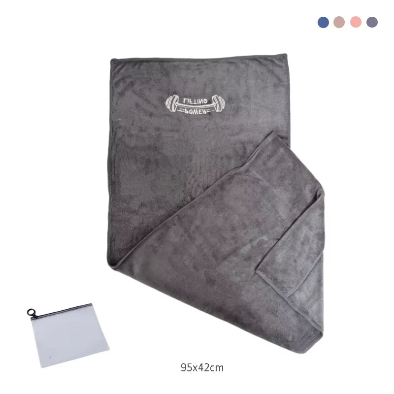 42X95Cm Fitness Towel for Sports Quick-Drying Gym Equipment Non-Slip Sports Sweat Towel Swimming Towel Microfiber Pool Towels
