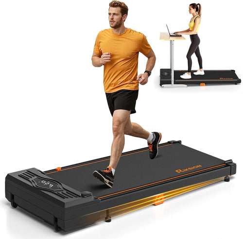 Walking Pad Treadmill, under Desk Treadmill, Portable Foldable Compact Walking Pad with Remote Control for Home/Office, Free Installation